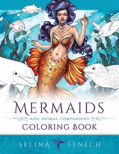 Mermaids and Animal Companions Coloring Book - Fenech, Selina