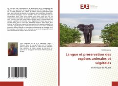 Langue et préservation des espèces animales et végétales - Brahima, TIOTE