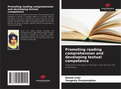 Promoting reading comprehension and developing textual competence - Lirer, Ganna;Ovsyannykov, Yevgeniy