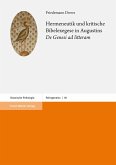 Hermeneutik und kritische Bibelexegese in Augustins 'De Genesi ad litteram' (eBook, PDF)