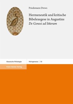Hermeneutik und kritische Bibelexegese in Augustins 'De Genesi ad litteram' (eBook, PDF) - Drews, Friedemann