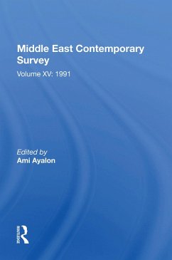 Cover Middle East Contemporary Survey, Volume Xv: 1991 (eBook, ePUB)