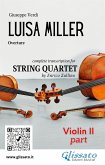 Violin II part of &quote;Luisa Miller&quote; for string quartet (fixed-layout eBook, ePUB)