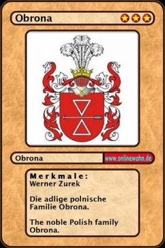 The noble Polish family Obrona. Die adlige polnische Familie Obrona. (eBook, ePUB)