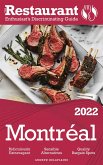 2022 Montreal - The Restaurant Enthusiast's Discriminating Guide (eBook, ePUB)