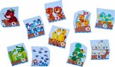 HABA 306446 - Badespielzeug Zahlenpuzzle, Kunststoff, 10 Teile