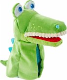 HABA 306255 - Handpuppe Allesfresser Kroko, Stoff, 26 cm