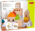 HABA 306313 - Legespiel Logikbaumeister, Holz/Pappe, 43-teilig