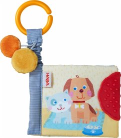 HABA 306493 - Buggybuch Haustiere, Stoffbuch, 13,5cm