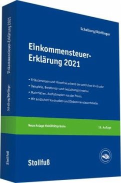 Einkommensteuer-Erklärung 2021 - Schalburg, Martin;Dörflinger, Nina