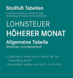 Tabelle, Lohnsteuer 2022 Höherer Monat Tabelle, Lohnsteuer 2022 Höherer Monat