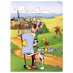 Asterix 3, Idefix Notizheft 24x32cm 24 Blatt, französische Lineatur