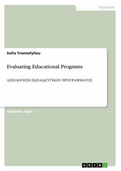 Evaluating Educational Programs - Triantafyllou, Sofia