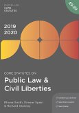 Core Statutes on Public Law & Civil Liberties 2019-20 (eBook, PDF)