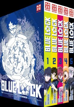 Blue Lock - Band 1-5 im Sammelschuber - Nomura, Yusuke