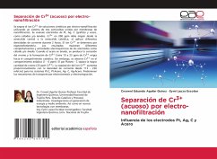 Separación de Cr3+ (acuoso) por electro-nanofiltración