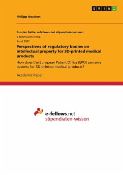 Perspectives of regulatory bodies on intellectual property for 3D-printed medical products
