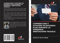 COMMERCIARE E SCRIVERE UN BUSINESS PLAN DURANTE LA PANDEMIA: INNOVAZIONE FRUGALE - Bachir Mbodj, Cheikh M.