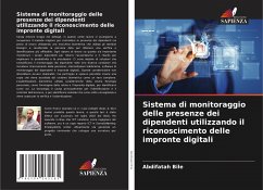 Sistema di monitoraggio delle presenze dei dipendenti utilizzando il riconoscimento delle impronte digitali - Bile, Abdifatah