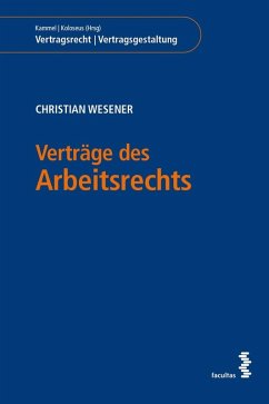 Verträge des Arbeitsrechts (eBook, PDF) Cover Verträge des Arbeitsrechts (eBook, PDF)