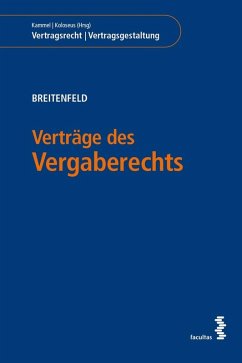 Cover Verträge des Vergaberechts (eBook, PDF)