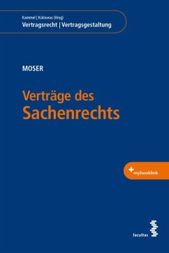 Verträge des Sachenrechts (eBook, PDF) - Moser, Julia