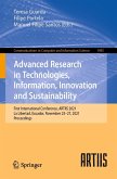 Advanced Research in Technologies, Information, Innovation and Sustainability (eBook, PDF)