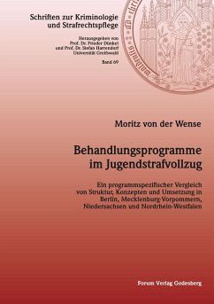 Behandlungsprogramme im Jugendstrafvollzug - Wense, Moritz von der
