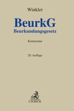 Beurkundungsgesetz - Winkler, Karl