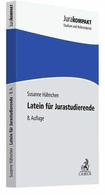 Latein für Jurastudierende - Hähnchen, Susanne;Adomeit, Klaus