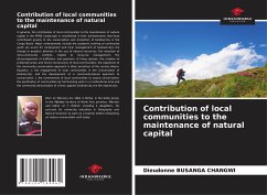 Contribution of local communities to the maintenance of natural capital - Busanga Changwi, Dieudonné