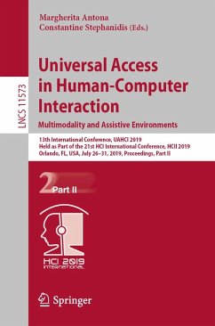 Universal Access in Human-Computer Interaction. Multimodality and Assistive Environments (eBook, PDF)