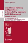 Digital Human Modeling and Applications in Health, Safety, Ergonomics and Risk Management. Human Body and Motion (eBook, PDF)