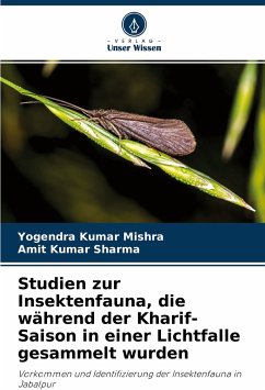 Studien zur Insektenfauna, die während der Kharif-Saison in einer Lichtfalle gesammelt wurden - Mishra, Yogendra Kumar;Sharma, Amit Kumar