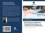 Bewertung der Qualität der Finanzberichterstattung von äthiopischen Geschäftsbanken