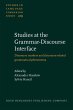 Studies at the Grammar-Discourse... - Bild 1