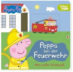 Peppa Pig: Peppa bei der Feuerwehr: Mein großer Schiebespaß - Panini