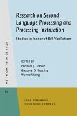 Research on Second Language Processing and Processing Instruction (eBook, ePUB)