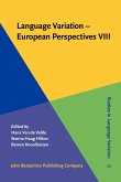 Language Variation - European Perspectives VIII (eBook, ePUB)