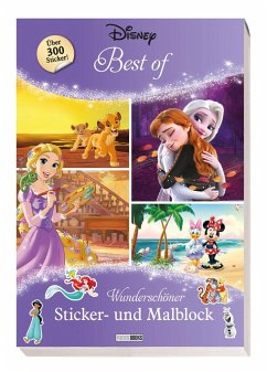 Disney Best of: Wunderschöner Sticker- und Malblock - Panini