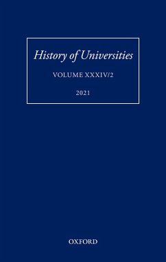 Cover History of Universities: Volume XXXIV/2 (eBook, ePUB)