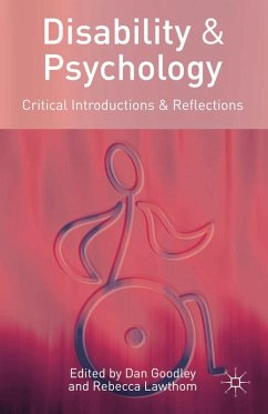 Disability and Psychology (eBook, PDF) - Goodley, Dan; Lawthom, Rebecca