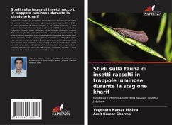 Studi sulla fauna di insetti raccolti in trappole luminose durante la stagione kharif - Mishra, Yogendra Kumar;Sharma, Amit Kumar