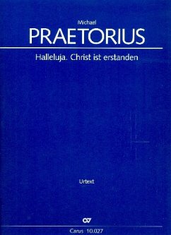 Halleluja Christ ist erstanden für gem Chor und Bc (Instrumente ad lib) Partitur (dt)