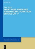 Pointwise Variable Anisotropic Function Spaces on Pointwise Variable Anisotropic Function Spaces on