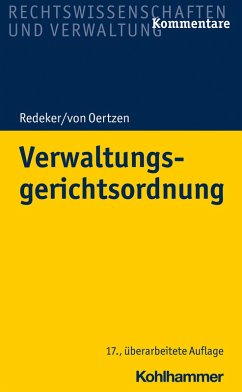 Verwaltungsgerichtsordnung (eBook, ePUB) - Redeker, Martin; Kothe, Peter; Nicolai, Helmuth von
