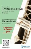 Eb piccolo Clarinet part of &quote;Il Viaggio a Reims&quote; for Clarinet Quintet (fixed-layout eBook, ePUB)