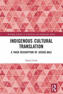 Indigenous Cultural Translation - Sterk, Darryl