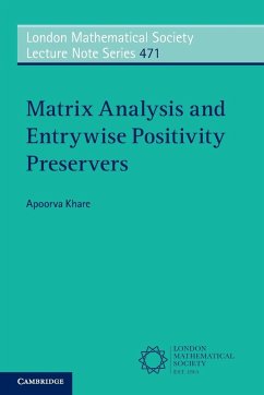 Matrix Analysis and Entrywise Positivity Preservers - Khare, Apoorva (Indian Institute of Science, Bangalore)