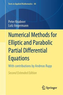 Numerical Methods for Elliptic and Parabolic Partial Differential Equations (eBook, PDF) - Knabner, Peter; Angermann, Lutz